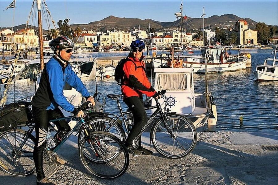 From Athens: Aegina Island E-Bike Tour with Ferry Tickets - Athens pregame: meeting at Veikou 131 and rolling through real streets