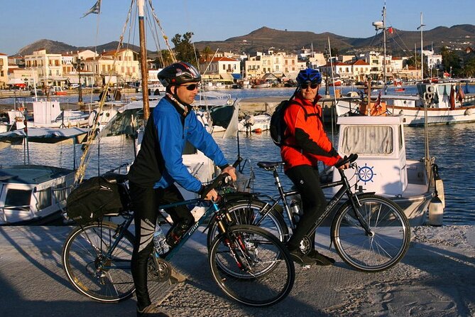 From Athens: Aegina Island E-bike & Walking Day Tour - The Ferry to Aegina, About 1h15 of Island Anticipation