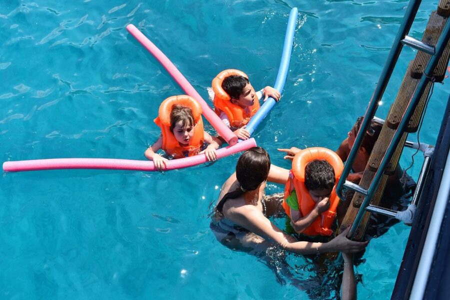 From Athens: Agistri, Moni & Aegina Day Cruise with Swimming - Lunch onboard: Greek buffet plus multiple dietary options and unlimited drinks