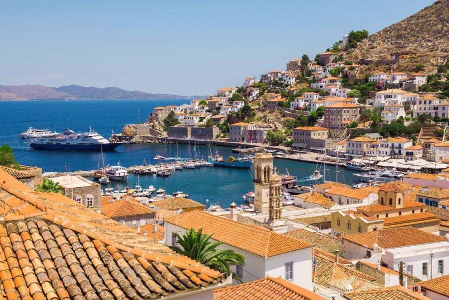 From Athens: Day Cruise to Hydra, Poros & Aegina with Lunch - Hydra in 90 minutes: car-free charm, donkey life, and the best quick swim