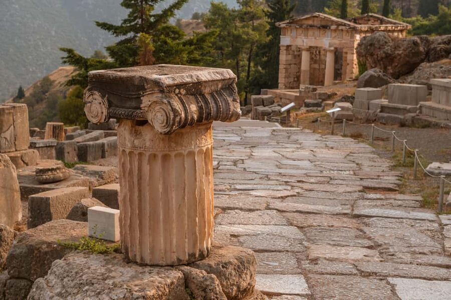 From Athens: Delphi Day Trip with Spanish-Speaking Guide - Temple of Apollo and the Theater: Where Ritual Meets Reality