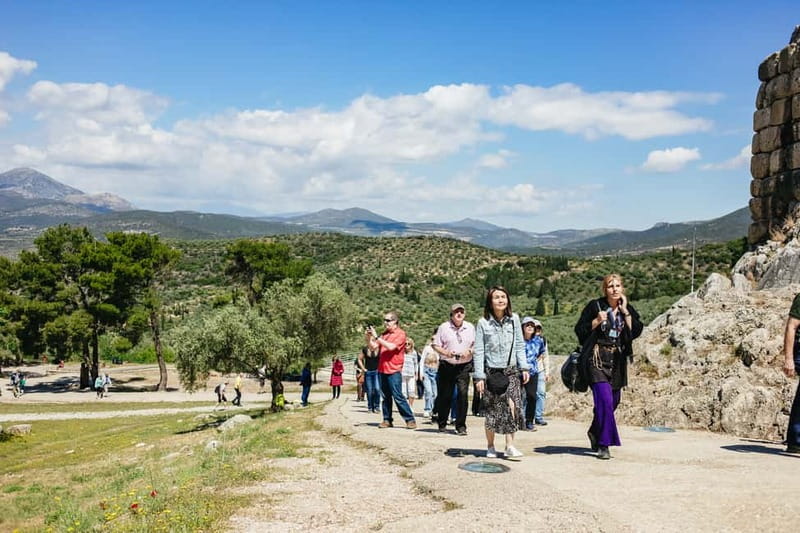 From Athens: Mycenae, Epidaurus & Nafplio Full-Day Tour - Mycenae Archaeological Site: Lion Gate to Royal Tombs