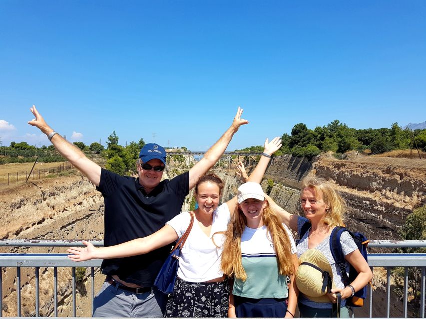 From Athens: Private Anc. Corinth, Temple of Hera, Blue Lake - Acrocorinth citadel: Roman and Byzantine power above the city