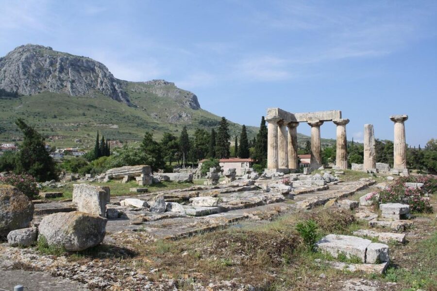 From Athens: Road Trip to Ancient Corinth on St.Paul's Steps - Corinth Canal crossing and the photo moment you will time yourself around