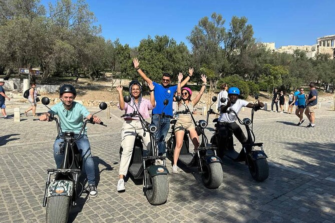 GoPro Adventure Tour in Acropolis area by E-Scooter - Route Basics: Meeting Point, Timing, and How the Group Moves