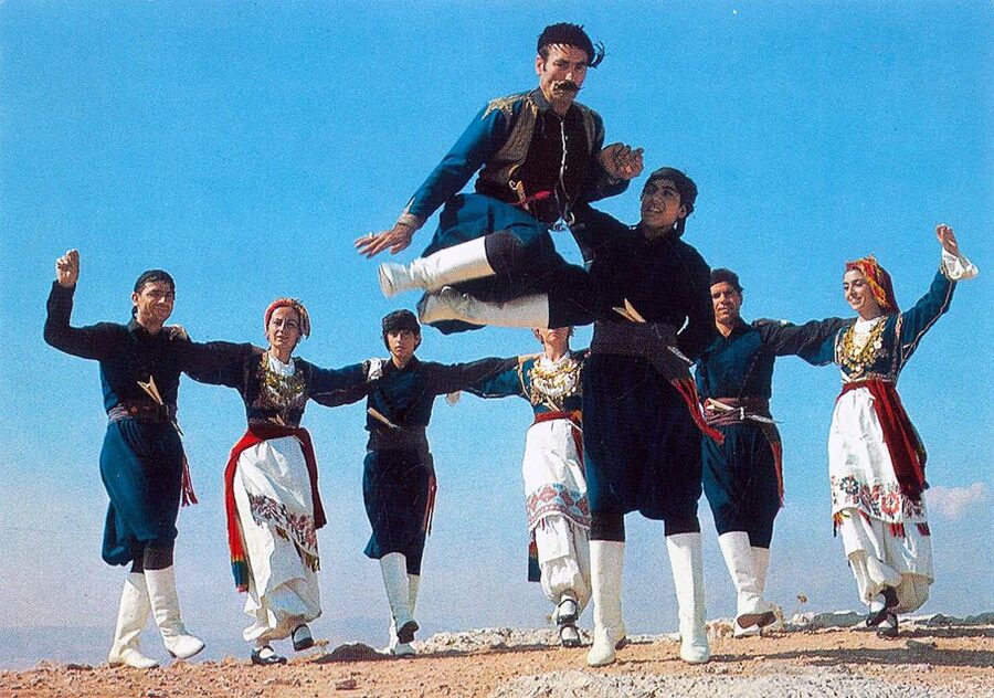 Greek dance lessons - George Finlay’s building and the costume-and-jewelry focus