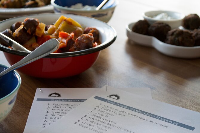 Greek Meze Cooking class and dinner with an Acropolis view - Small-Group Format, Different Cooking Levels, and Real Tips