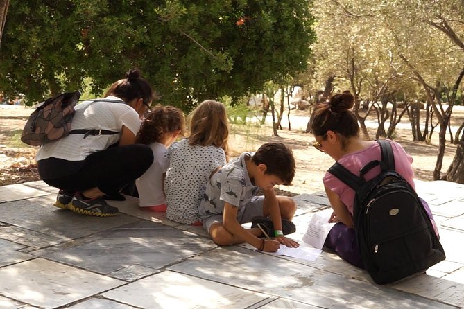 Greek Mythology Treasure Hunt for Kids - Athens Private Tour - Plaka myth break: downhill streets and a continuing hunt