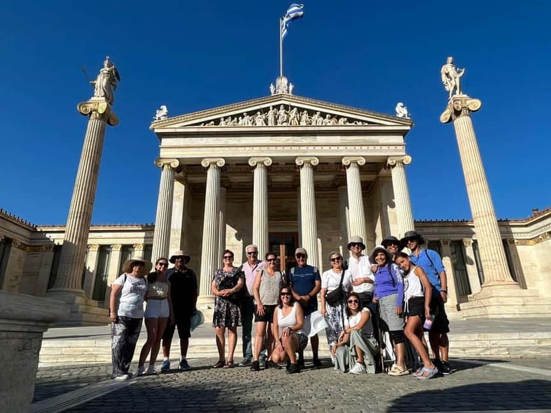 Greek Mythology Walk in Athens: Stories for All Ages - Meeting at the National Library steps and getting your myth map