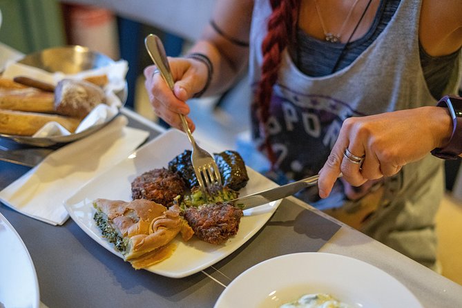 Greek Small-Group Athens Cooking Class & Dinner - The dinner part: starters, wine or beer, and Acropolis views