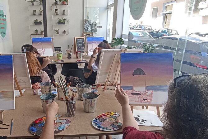 Guided Paint & Sip Workshop in Central Athens - Key highlights you should know