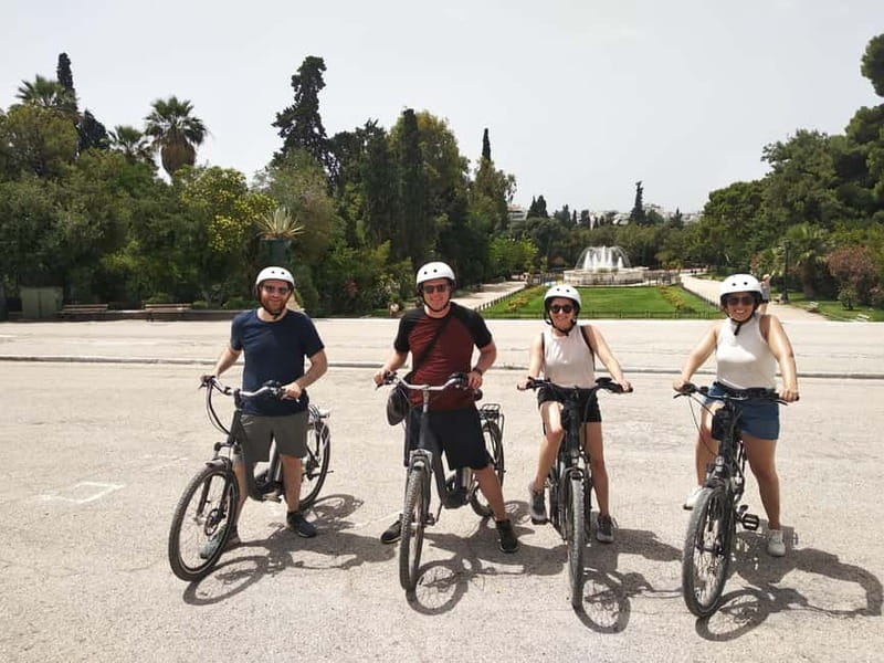 Historic Athens: Small Group Electric Bike Tour - National Gardens and the Presidential Palace Evzones moment