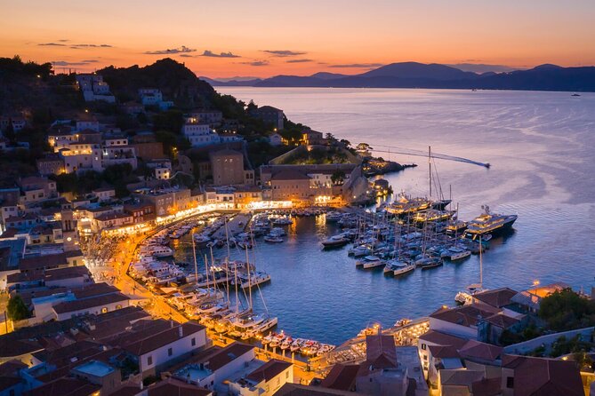 "Hydra: Wander the Cosmopolitan Car-Free Island on Foot" - Metochi Dock: Where your Hydra day splits into ferry or water taxi