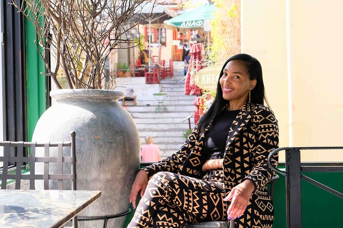 Instagram photoshoot in Athens - Old Athens streets: colorful doors, historic facades, and step-by-step framing
