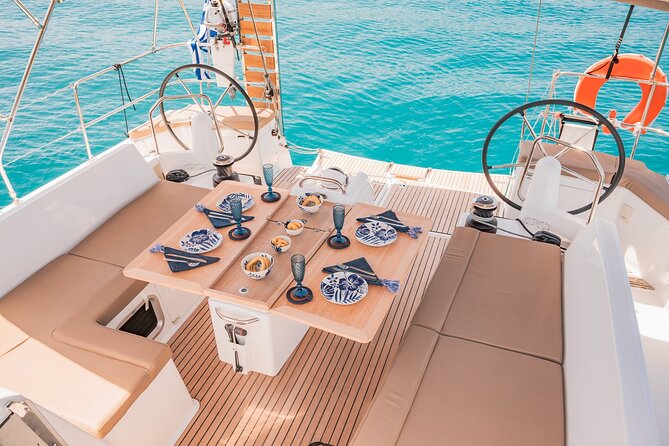 Luxury Catamaran Sunset Semi-Private & Greek Gastronomy in Athens - Price and what makes it good value for 5 hours on the water
