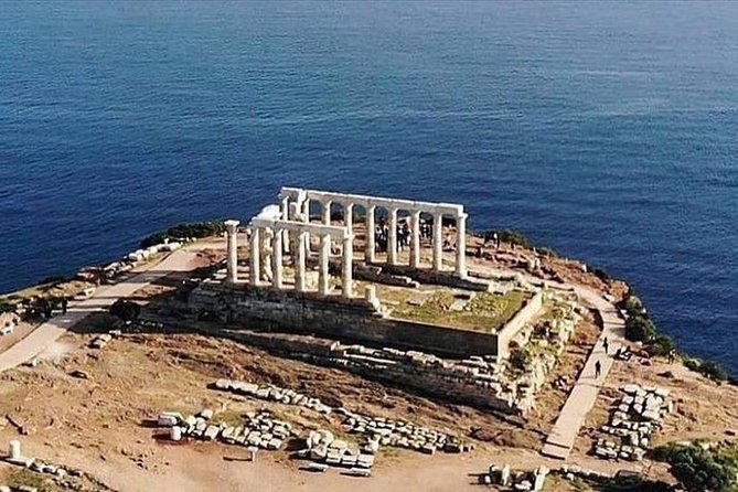 Mercedes Private Tour to Temple of Poseidon with Lunch and Swim - Flisvos Marina: a seaside pause with people, cafes, and quick photos