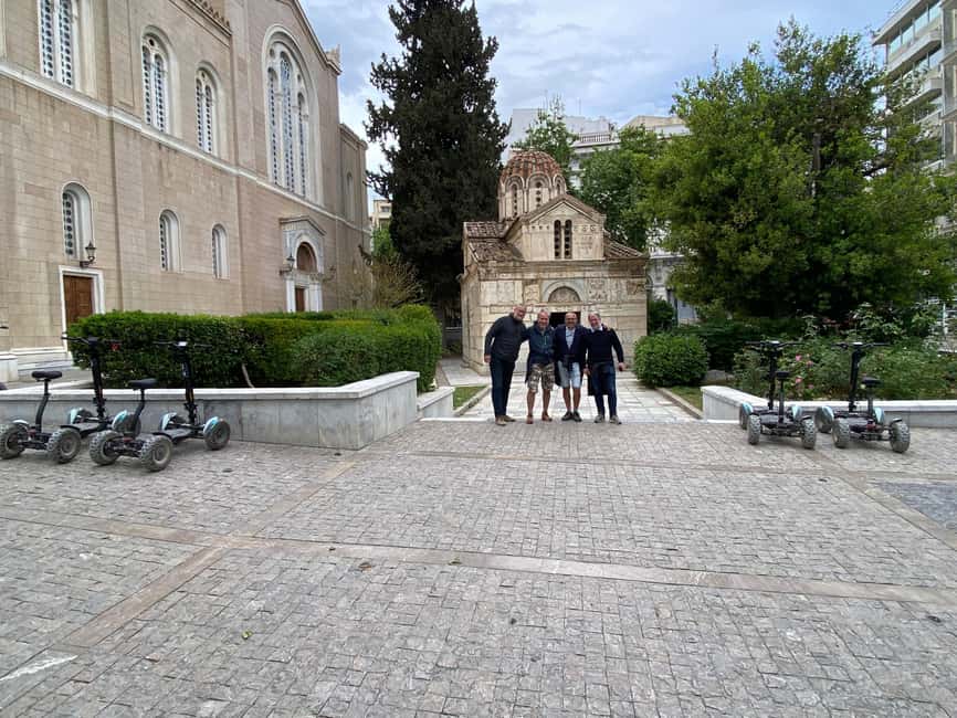 Modern Athens Electric ATV Scooter Tour - Meeting in Plaka, getting ready fast, and learning the ATV basics