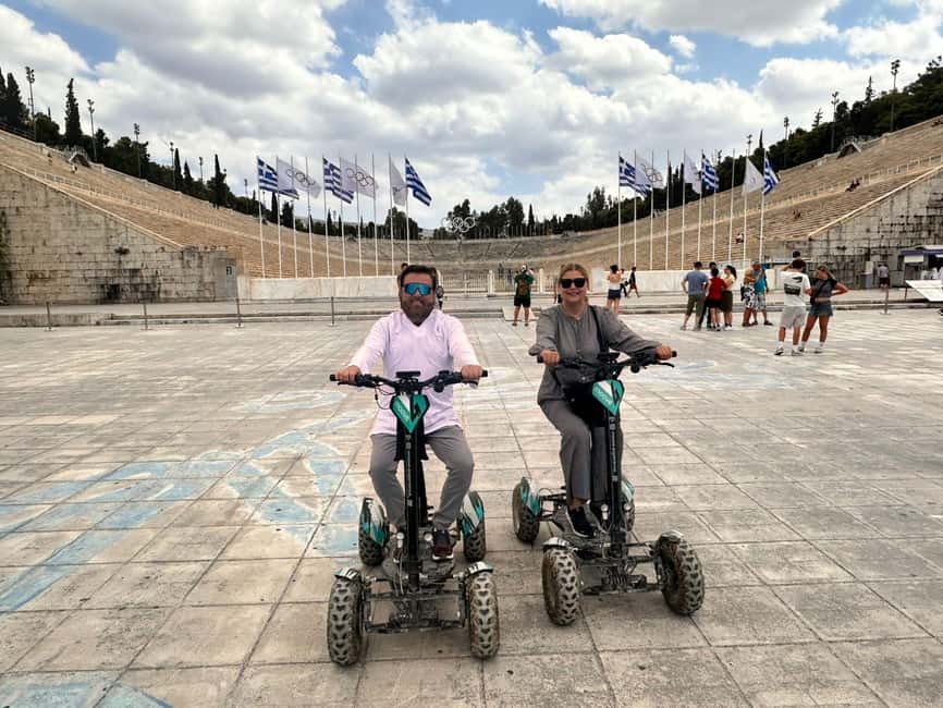 Modern Athens Electric ATV Scooter Tour - Riding the “modern Athens” loop, with Roman-era context