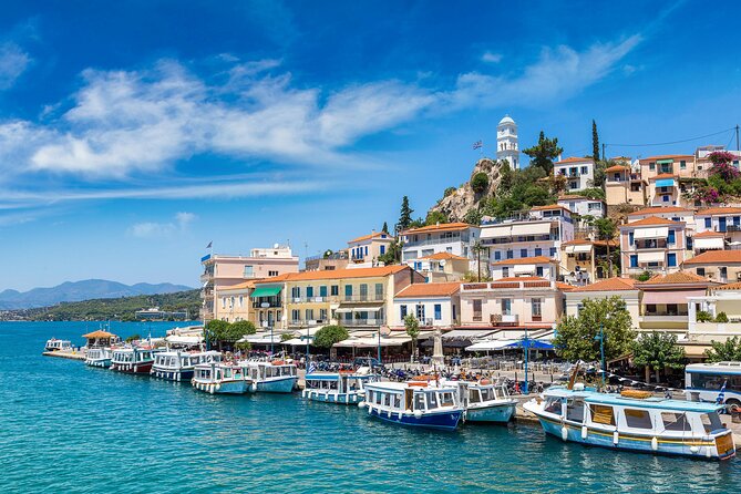 One Day Cruise From Athens to 3 Saronic Gulf Islands - Poros Stop: A 50 Minute Reset for Food, Views, and Gelato