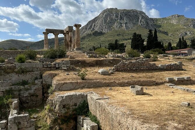 Paul"s Footsteps Ancient Corinth Biblical Tour - Temple of Apollo and Corinth’s museum world: gods and power in the same frame
