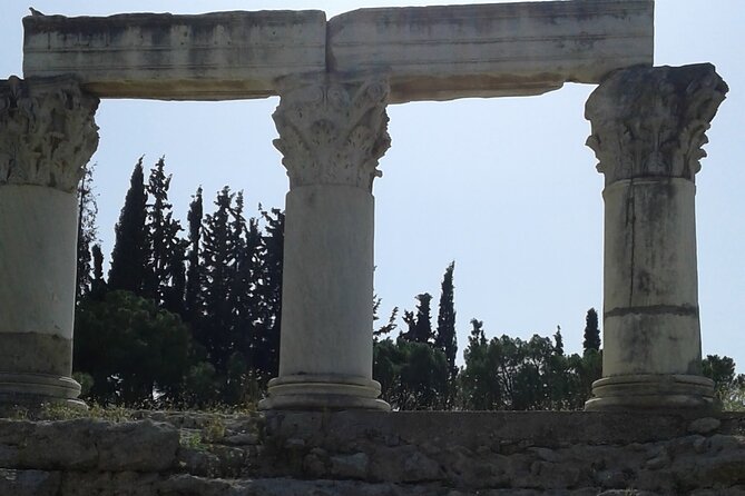 Pauls Biblical Ancient Corinth by Mini-bus - Apostolos Pavlos Church: a focused pause with photo-worthy scenery