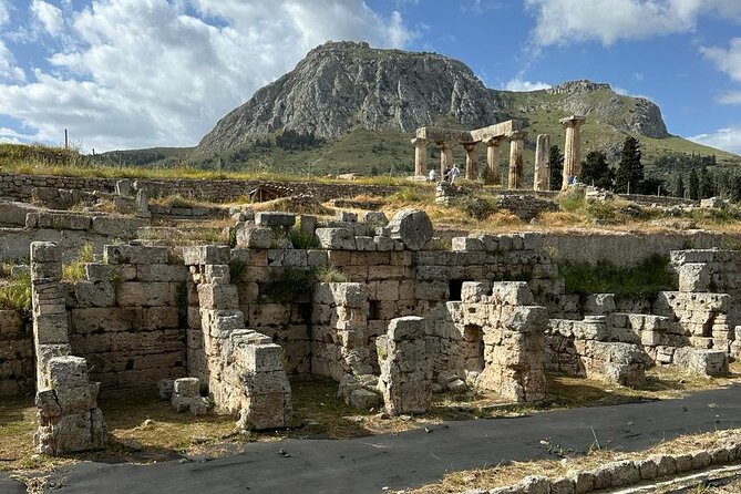 Pauls Biblical Ancient Corinth by Mini-bus - Corinth Canal and Diolkos: the shipping route behind the drama