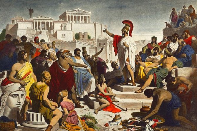 Philosophy and Democracy tour of Athens - Meeting point and ending area: start where you can orient fast