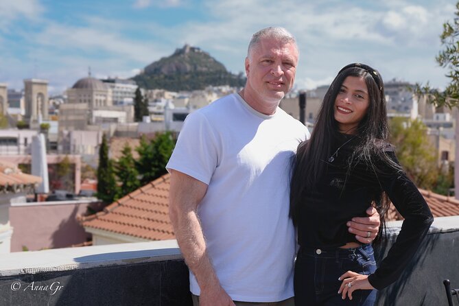 Photoshoot Love Story in Athens - The Main Stops: Acropolis-Backdrops, Historic Streets, and Colorful Doors