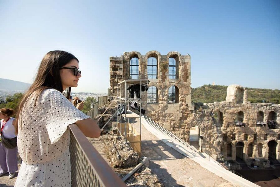 Piraeus Port: Acropolis Museum and Parthenon Mythology Tour - The Parthenon viewpoint: where you finally slow down