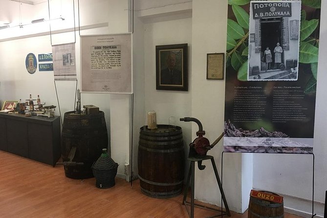 Polykala Distillery: 128 years of history & liqueur tasting. - The sample menu: mastiha, hazelnut, and sour cherry
