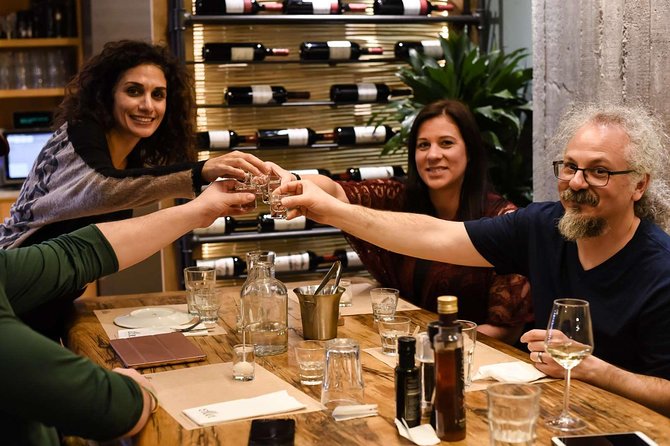 PREMIUM Semi-Private Athens Afternoon Food Tour & Wine Tasting - Syntagma wine tasting with four Greek wines and cheese pairings