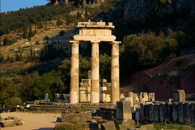 Private Day Trip of Delphi from Athens - The Archaeological Museum and Ancient Theater: where Delphi’s scale lands