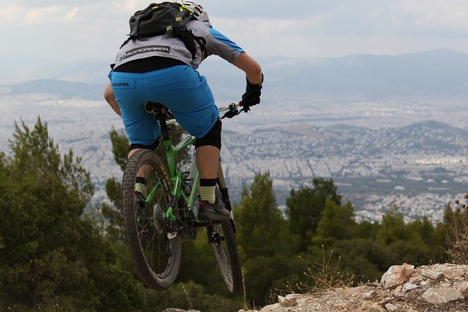 Private Mountain Bike,Trail Ride Tour of Mount Ymittos, Athens. - Private guide plus pickup, so you actually start riding