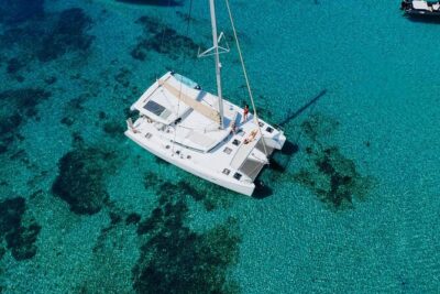 Sail the Athenian Coastline on a Catamaran with Meal & Wine