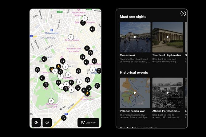 Self Guided Tour In Athens With 100 Captivating Audio Stories - Getting started in Athens: fast activation and a map in your browser