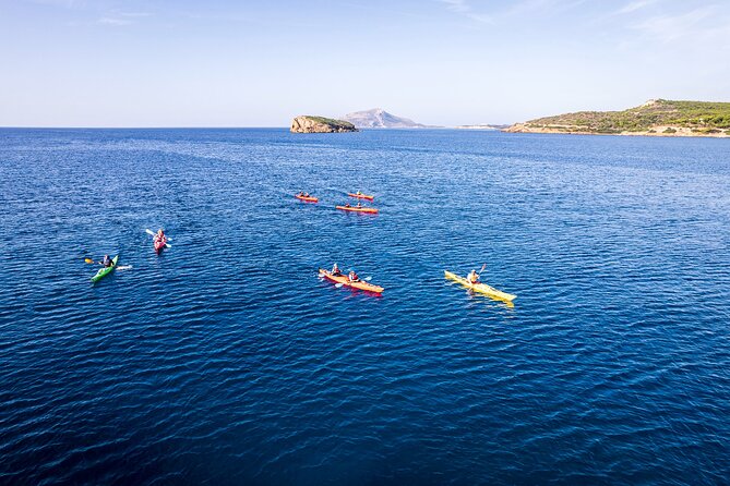 Sounio Sea Kayak Temple of Poseidon - Stop 1 at Sounio: swimming, a breather, and Greek snacks