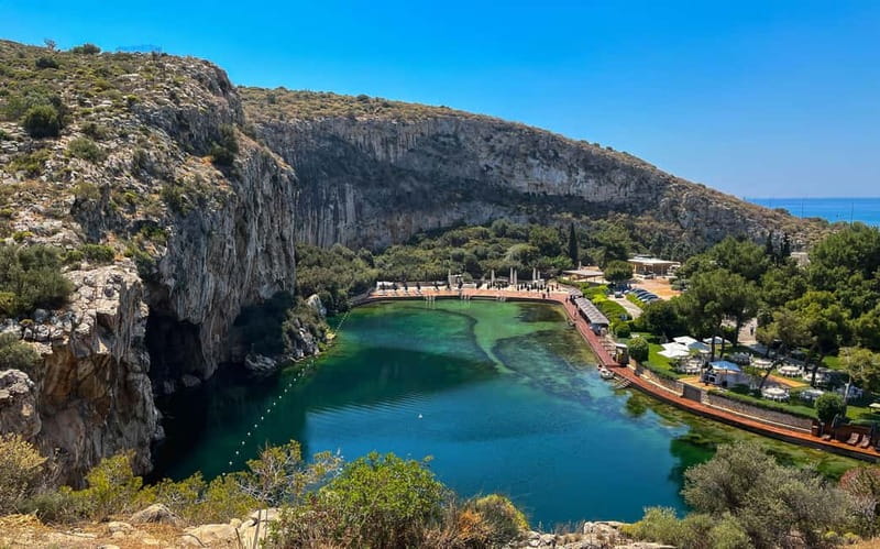 Sounio Sunset & Athens Riviera Private Licensed Guided Tour - Vouliagmeni Lake and Varkiza, quick shoreline breaks