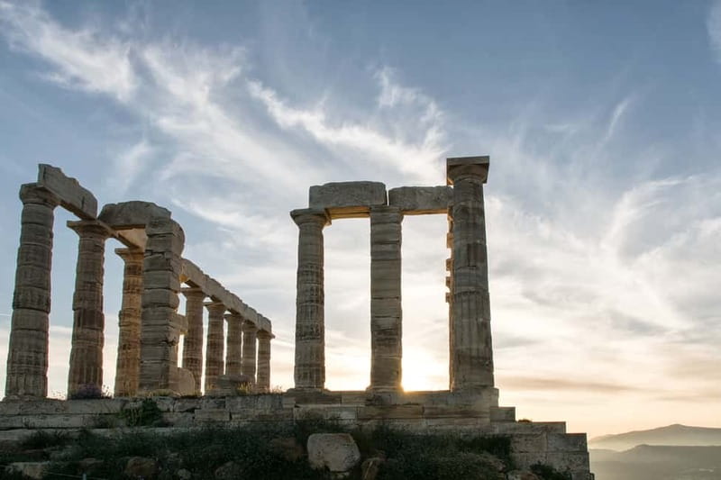 Sounion tour with Official Guide &ticket for Poseidon Temple - Temple of Poseidon on the cliff: what the guided hour does for you