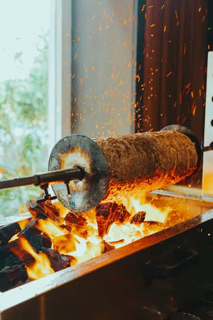Taste Authentic Greek Flavors – Food Tour in Athens - O Thanasis souvlaki pita, simple street food done right
