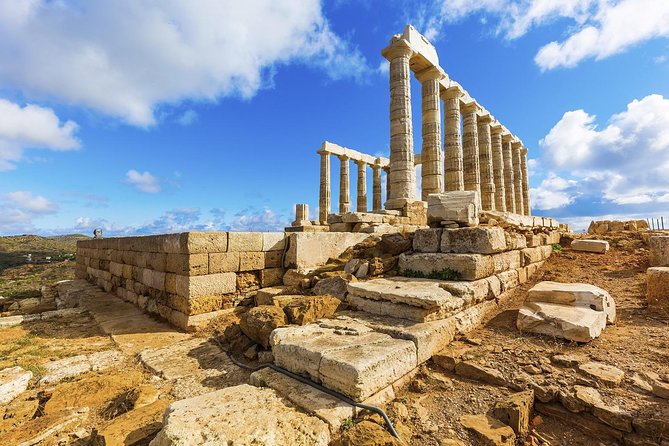 Temple of Poseidon and Cape Sounion Half Day Afternoon Tour - Temple of Poseidon stop: one hour on the cliffs plus the separate ticket