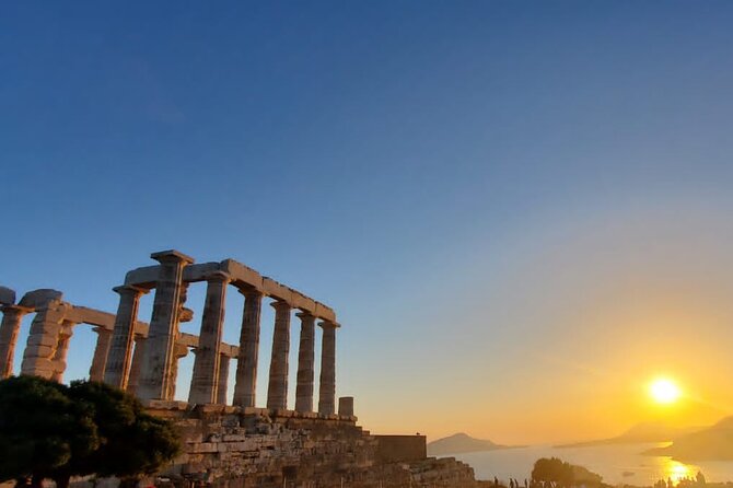 Temple of Poseidon and Cape Sounion Sunset Tour with Audio Guide - Lake Vouliagmeni photo stop: a short break that helps
