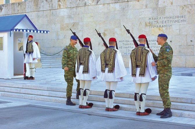 The Acropolis, Athens Walking City Tour and Acropolis Museum - Syntagma Square and the Changing of the Guards stop