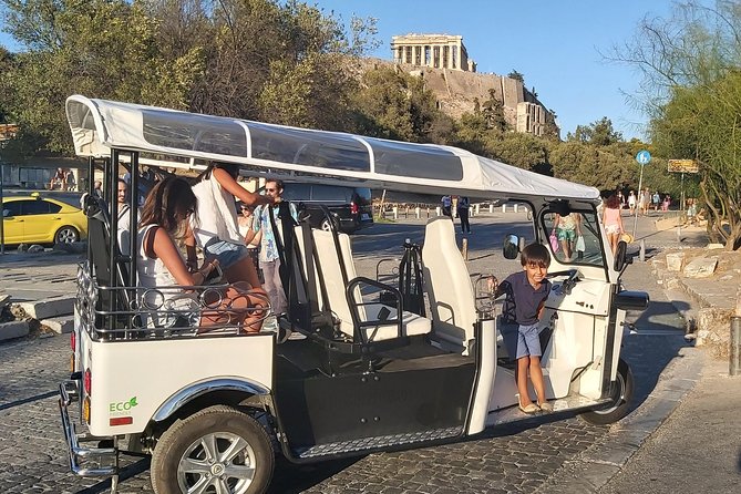 Tuk Tuk Athens Complete City Center Tour - 100% Electric (3 hour) - Lycabettus Hill 300 meters up, and why that viewpoint is the payoff
