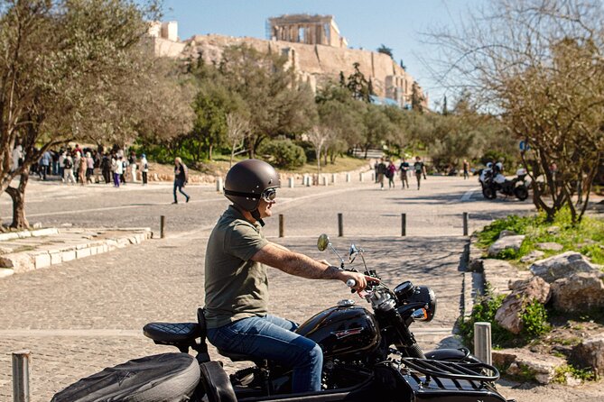 VIP Private Guided Tour of Athens Acropolis & Plaka in a Sidecar - Plaka at the foot of the Acropolis: cobblestones, balconies, and tavernas