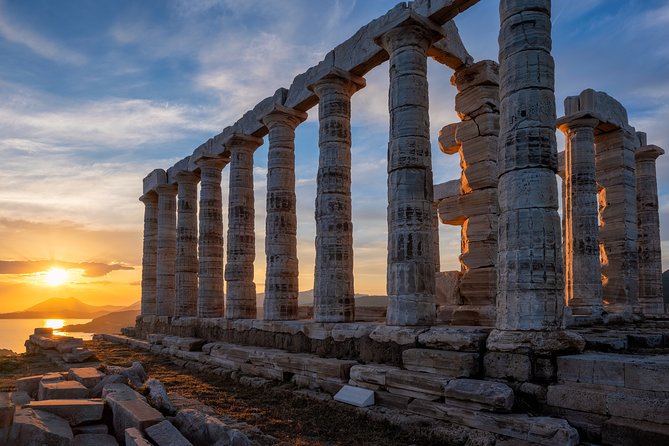 Visit Acropolis Parthenon & Private Luxury Sunset PoseidonTemple - Roman Athens highlights: Hadrian’s Gate, Temple of Olympian Zeus, and Panathenaic Stadium